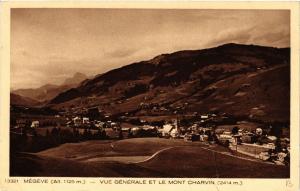 CPA MEGEVE Vue générale et le Mont Charvin (336923)