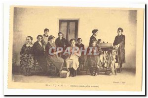 Institution for Blind Youth Nancy IJAN 8 street Santifontaine Old Postcard Wo...