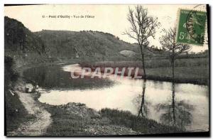 Old Postcard Pont D & # 39Ouilly View L & # 39Orne Lavandiere