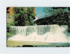 Postcard Natural Falls Chagrin Falls Ohio USA