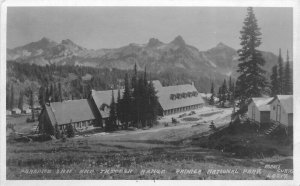 Rainier National Park Washington Paradise Inn Curtis RPPC Postcard 21-10262