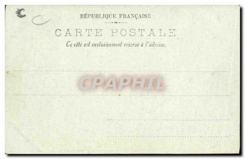 Old Postcard Chateau de Pierrefonds La Salle des Ducs