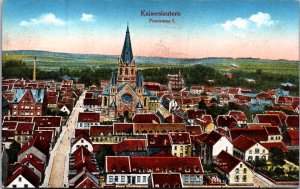 Germany Kaiserslautern Panorama Vintage Postcard C018