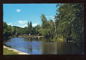 Worcester, Massachusetts/MA Postcard, Beautiful Lake In Elm Park