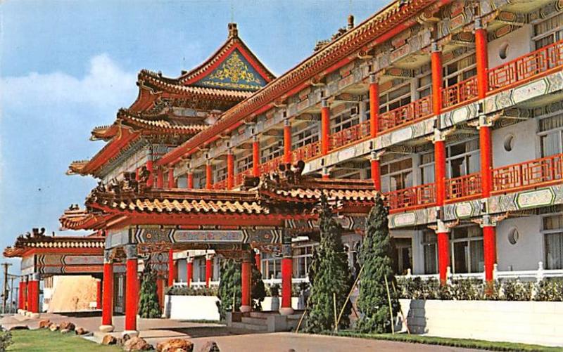 Taipei, Taiwan Japan Postcard Chi Lin Pavilion of the Grand Hotel Taipei, Taiwan