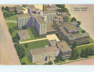 Unused Linen HOSPITAL AT BAYLOR UNIVERSITY Dallas Texas TX J9409@