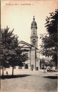 Germany Freiburg Im Breisgau Lutherkirche Vintage Postcard C190