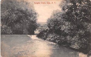Knights Creek Scio, New York Postcard