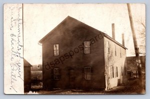 J87/ Greenford Ohio RPPC Postcard c1910 Mahoning Co Grange Hall  1649