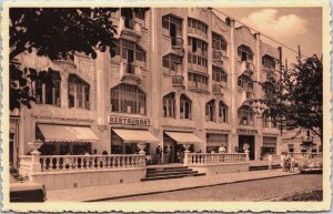 Belgium Princess Hotel Ward Vervarcke Verheye Knokke Vintage Postcard C049