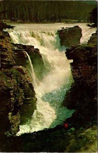 Postcard WATER SCENE Jasper Park Alberta AB AL8802