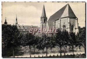 Old Postcard Liguge Abbey Saint Martin Apse of the abbey & # 39eglise