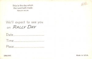 Rally Day Train Unused 