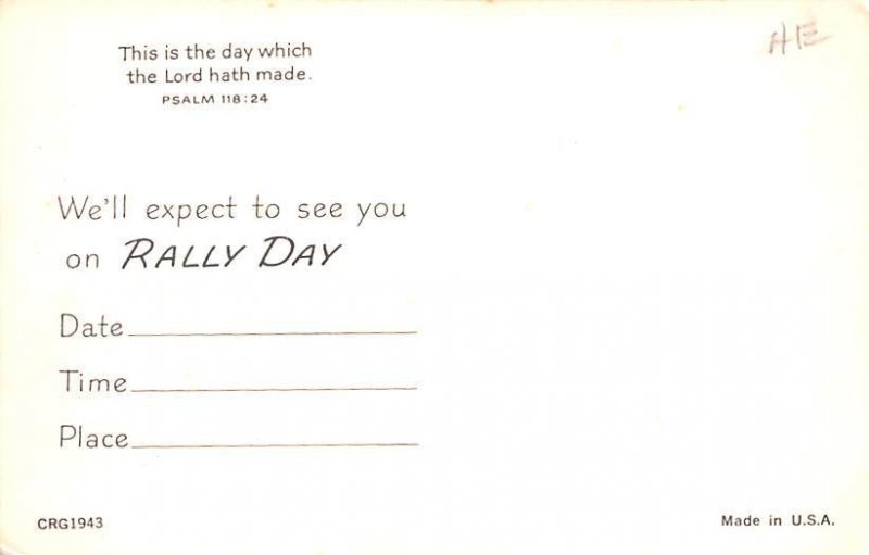 Rally Day Train Unused 