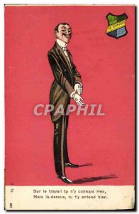 Old Postcard Fantasy Illustrator On the job you don & # 39Y know anything