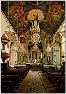 Estreito De Camara De Lobos Church Madeira Portugal Postcard