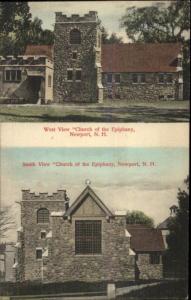 Newport NH Church of the Epiphany c1910 Postcard