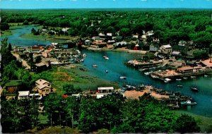 Maine Kennebunkport Aerial View 1977