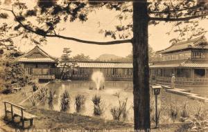 NIKKO, Japan     KANAYA HOTEL  Dragon Pavilion in the Compound  POND   Postcard