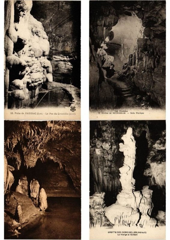 CAVES, GROTTES 900 Vintage Postcards, Mostly FRANCE / BELGIUM Pre-1950 (L2497)