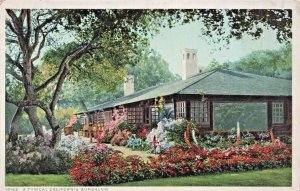 CALIFORNIA~A TYPICAL RESIDENCE~DETROIT PUBLISHING PHOSTINT POSTCARD