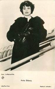 Beautiful movie star actress Anita Eckberg  1964 RPPC Photo Postcard 22-7471