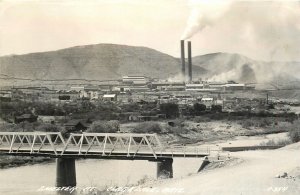 Postcard RPPC 1940s Arizona Clarkdale Smelter mining Cook C-354 AZ24-2575