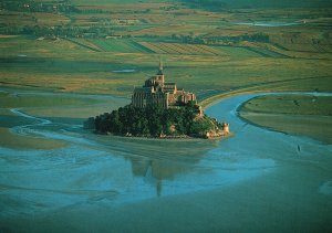 Postcard Abbaye Manche Prouesse De L'Architecture Du Mont-Saint-Michel France