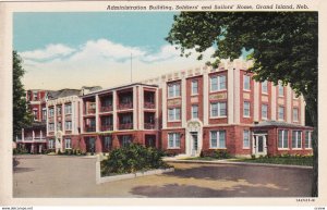 GRAND ISLAND , Nebraska , 1930-40s ; Admin Bldg , Soldiers & Sailors Home