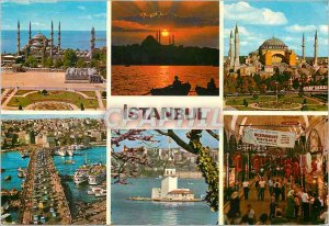 Postcard Modern Istanbul Turkey Views from the City