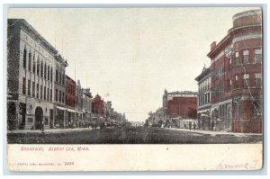1907 Broadway Exterior Building Street Albert Lea Minnesota MN Vintage Postcard