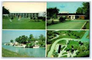 Diamond Jim's Castaway Inn Restaurant Boat Canada Vintage, Multiview Postcard