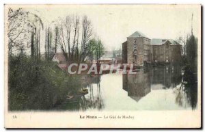 Old Postcard Le Mans gue of Maulny