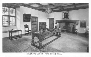 BR65154 sulgrave manor the dining hall    uk