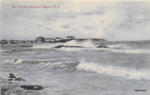 C-1910 Surf Scene Hampton Beach New Hampshire Shipley postcard 102008