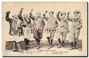 Old Postcard Folklore Dance Savoyard