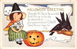 Whitney Publishing Halloween Post Card Halloween Post Card Unused 