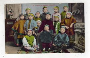Mint China BW picture Postcard Group of Chinese Children