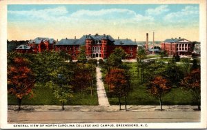 PC General View of North Carolina College and Campus Greensboro North Carolina