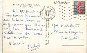 BF26037 la chartre sur loir sarthe jeanne d arc  france front/back image