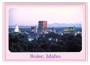 Boise Idaho The City Of Trees Continental View Postcard