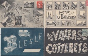 SOUVENIR DE France 700 Vintage Postcards Mostly 1940 incl. BETTER in Box (L5550)