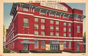 Textile Hall Greenville, South Carolina