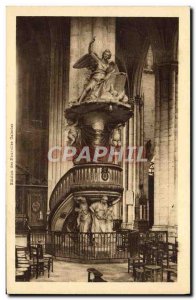 Old Postcard Amiens Cathedrale The Chair