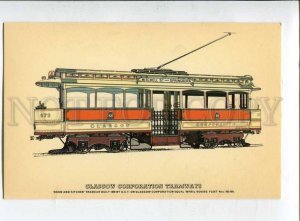 416196 Glasgow Corporation Tramways TRAM Old postcard