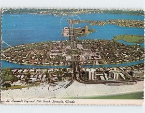 Postcard St. Armands Key and Lido Beach, Sarasota, Florida