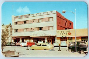 Reynosa Tamaulipas Mexico Postcard Hotel San Carlos c1950's Unposted Vintage