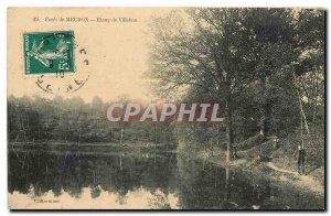 Old Postcard Foret Meudon Etang de Villebon