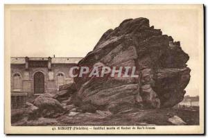 Old Postcard Roscoff Marine Institute and Rock Rec h kreum