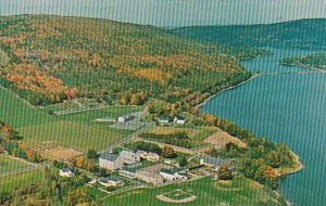 New Hampshire Enfield Aerial View Of Mascoma Valley And Center Of Light La Sa...